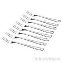 Cand 16-Piece Fruit Forks  Stainless Steel Two Prong Forks for Bistro Cocktail Tasting Appetizer and Mini Cake - B07CPL35MR
